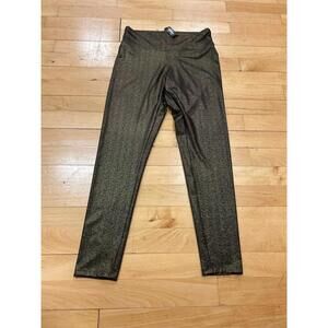 Express NWT Gold Glitter Leggings- workout